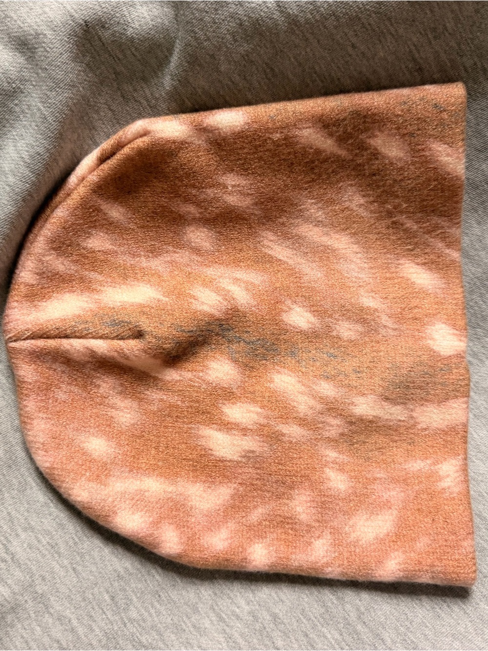 Deer print beanie